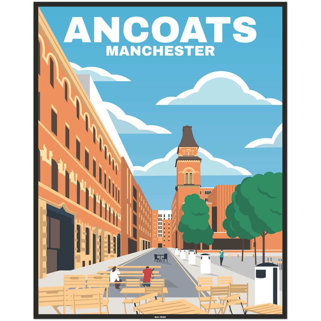 Manchester Ancoats (1) - Vintage Travel Poster