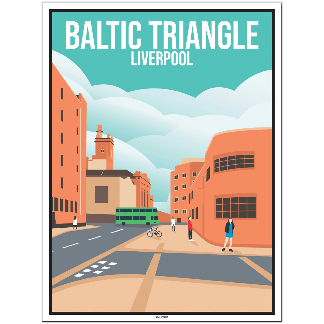 Liverpool Baltic Triangle (1) - Vintage Travel Poster