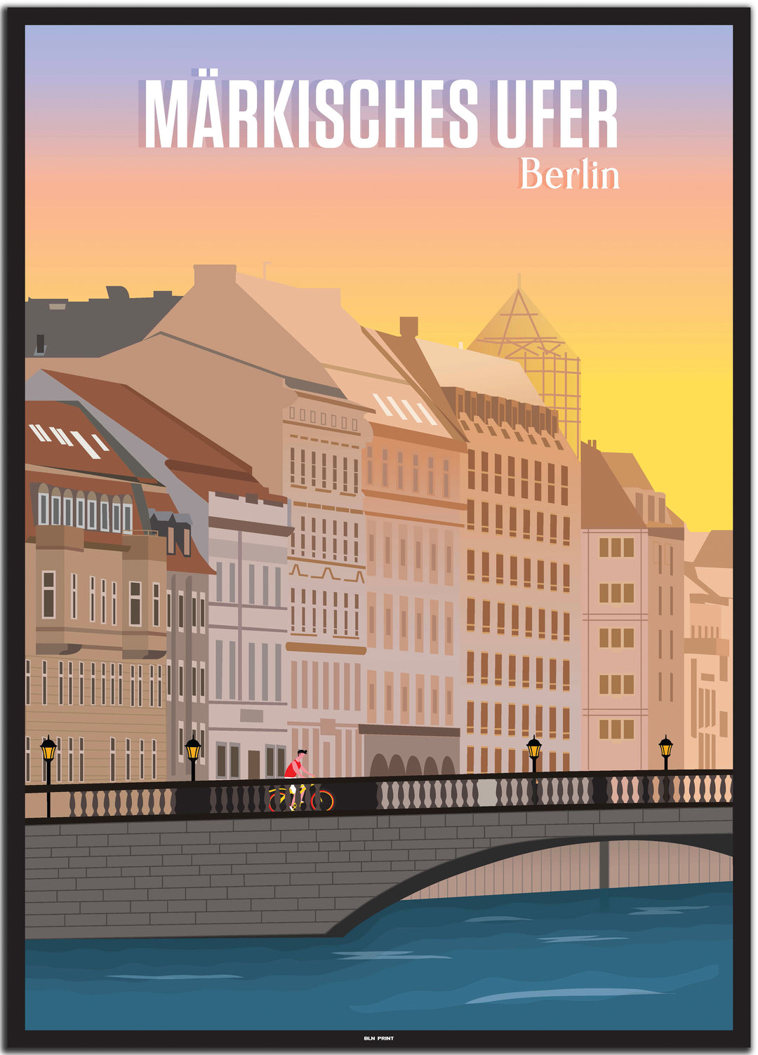 vintage berlin poster shop #50x70cm-schwarzer-farbrand