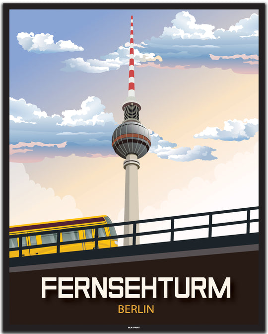 vintage berlin poster shop #40x50cm-schwarzer-farbrand