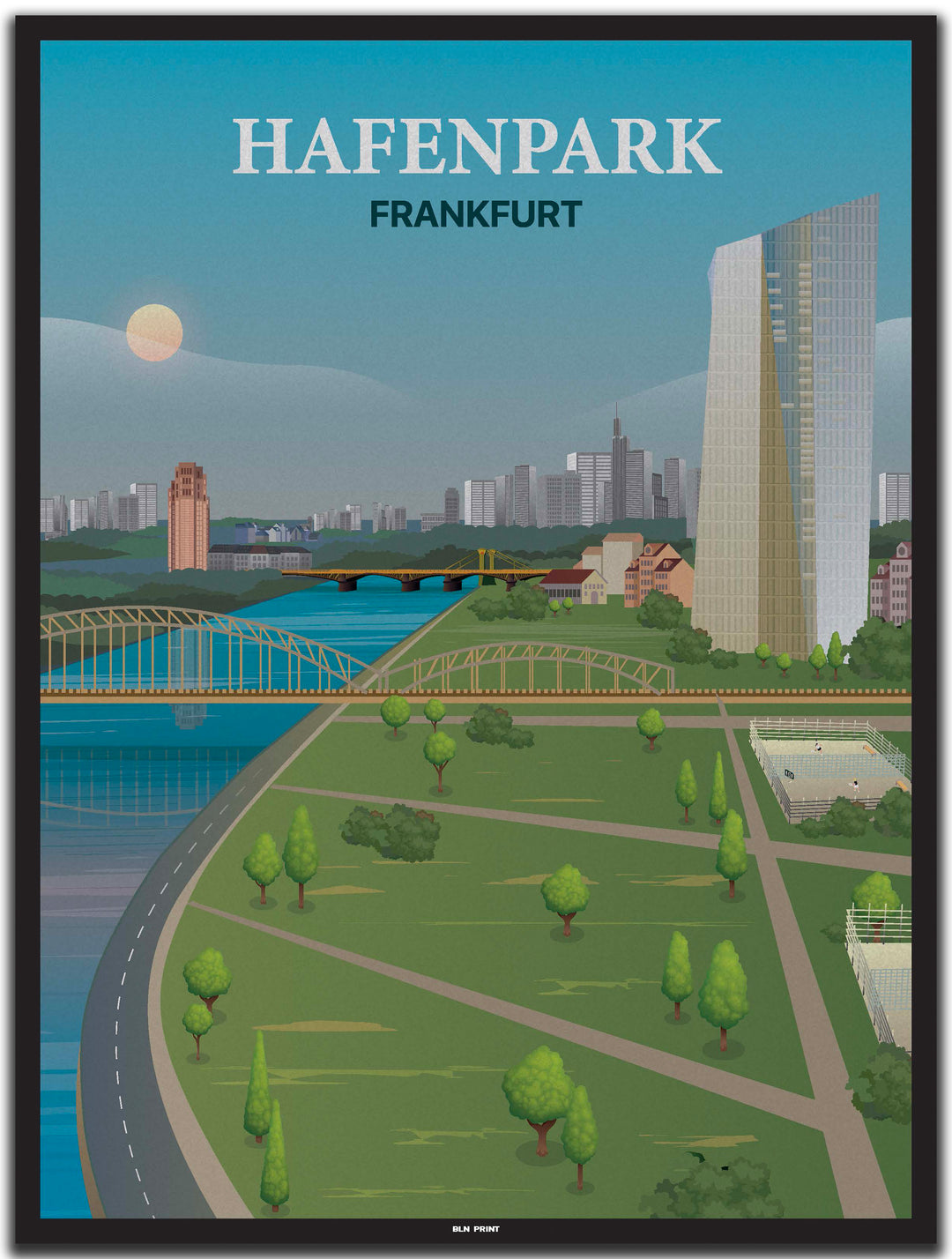 vintage frankfurt poster shop #30x40cm-schwarzer-farbrand