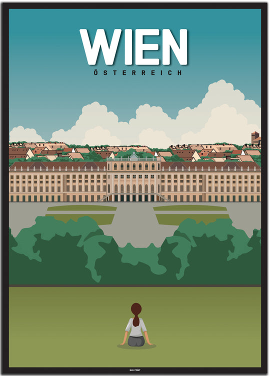 vintage wien poster shop #50x70cm-schwarzer-farbrand