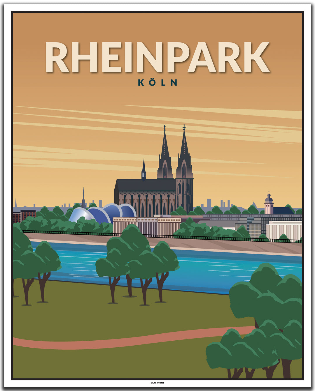 vintage köln poster shop #40x50cm-weier-farbrand