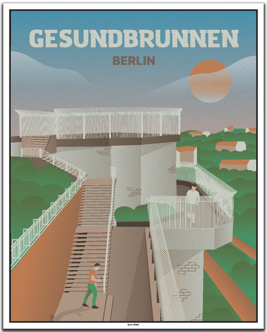 vintage berlin poster shop #40x50cm-weier-farbrand