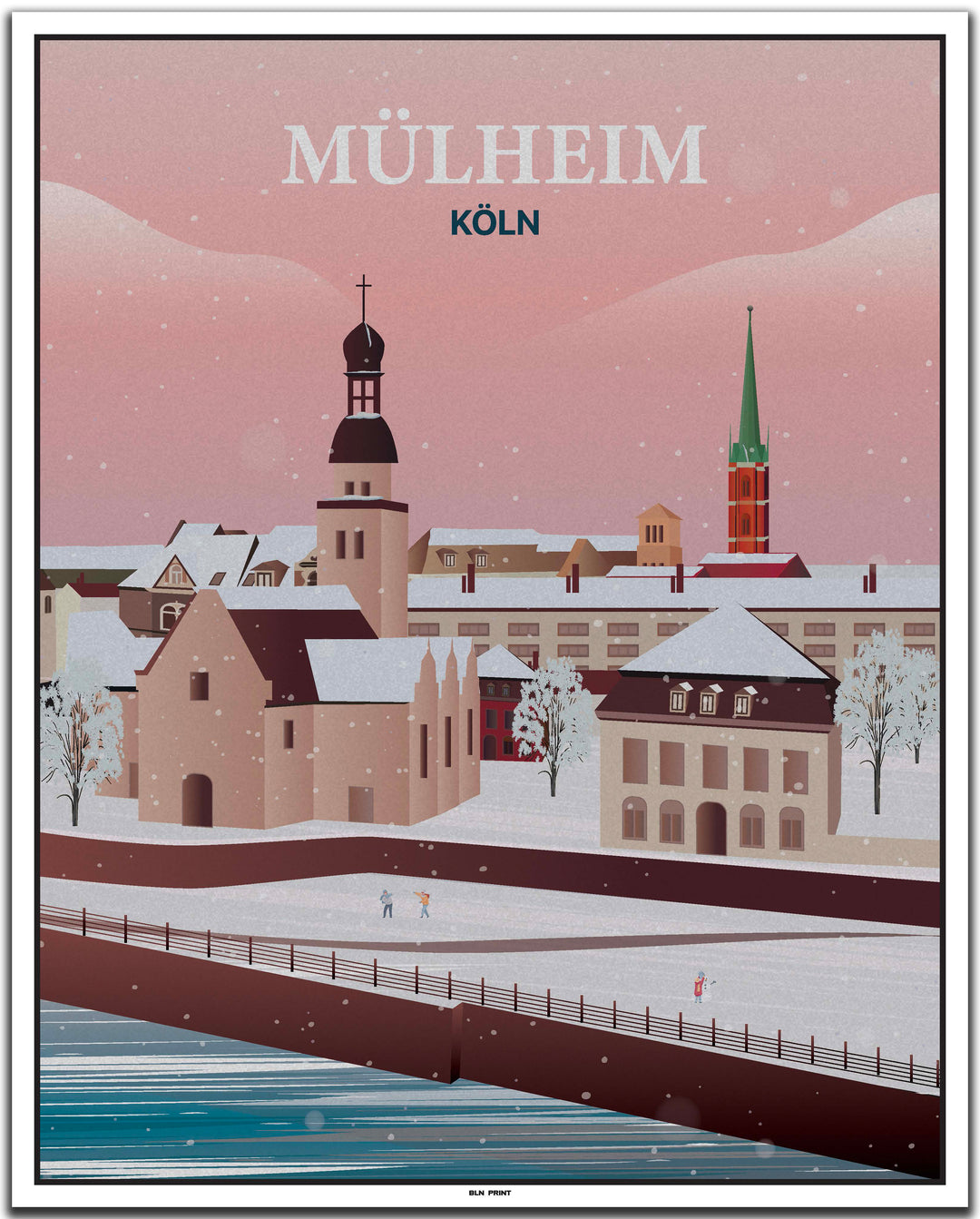 vintage köln poster shop #40x50cm-weier-farbrand