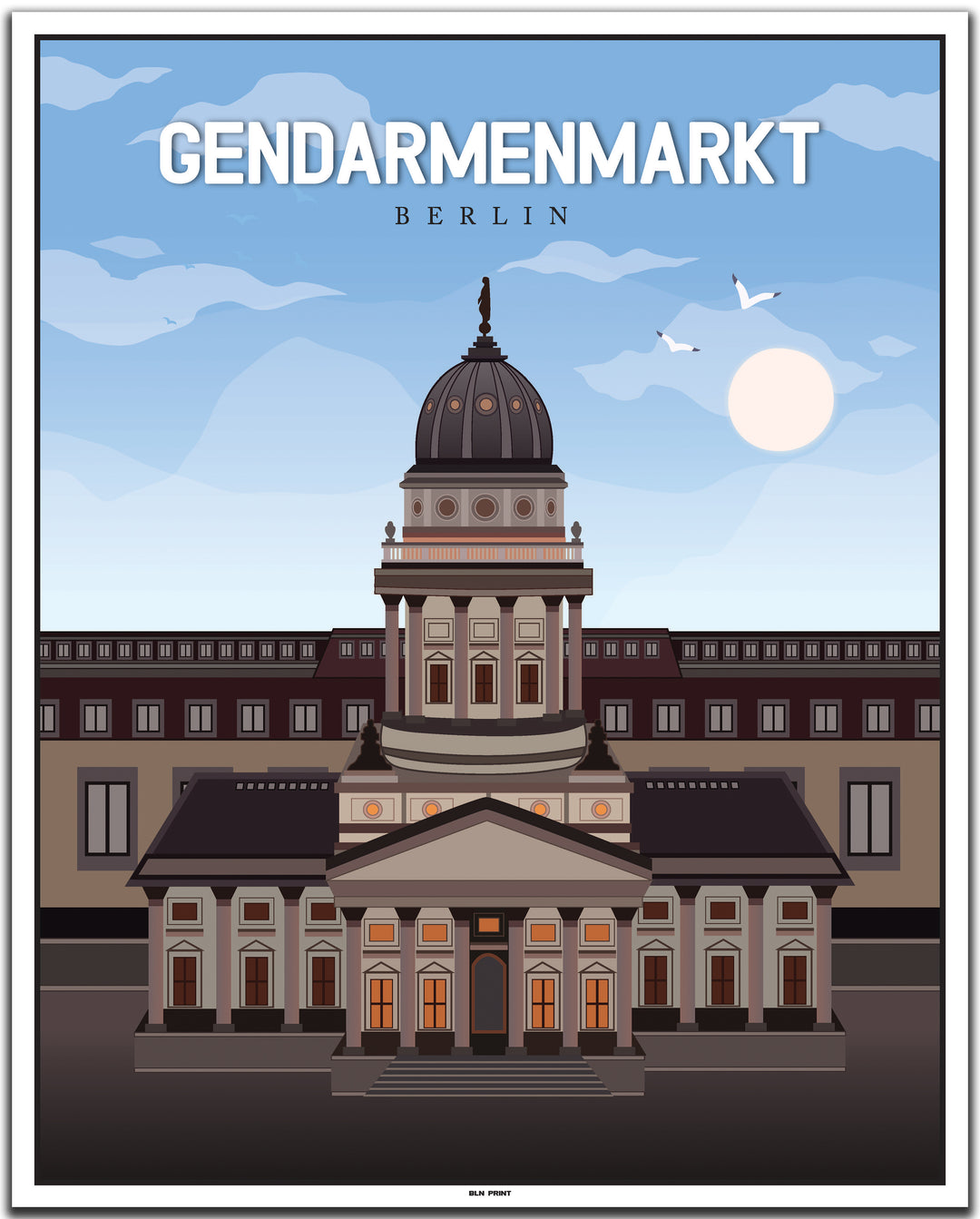 vintage berlin poster shop #40x50cm-weier-farbrand