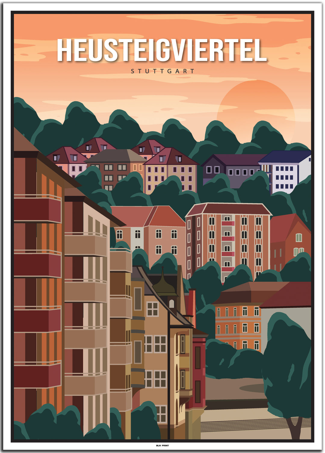 vintage stuttgart poster shop #50x70cm-weier-farbrand