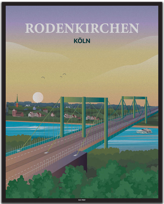 vintage köln poster shop #40x50cm-schwarzer-farbrand