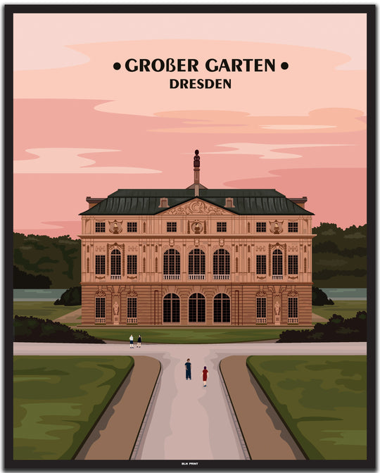 vintage dresden poster shop #40x50cm-schwarzer-farbrand