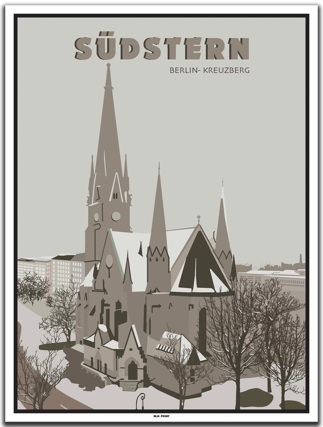 berlin poster #30x40cm-weier-farbrand