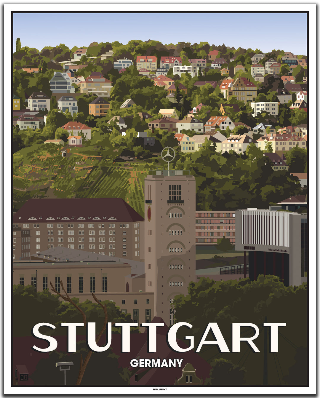 vintage stuttgart poster shop #40x50cm-weier-farbrand