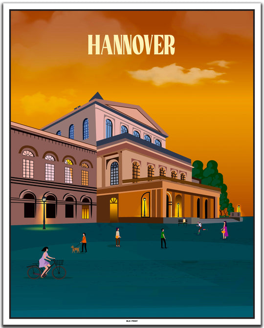 vintage hannover poster shop #40x50cm-weier-farbrand