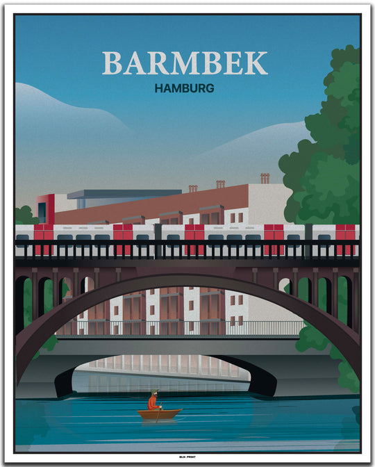 vintage hamburg poster shop #40x50cm-weier-farbrand