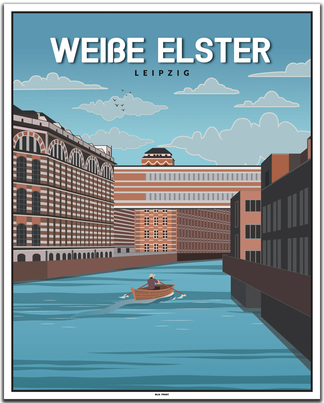 vintage Leipzig poster shop #40x50cm-weier-farbrand