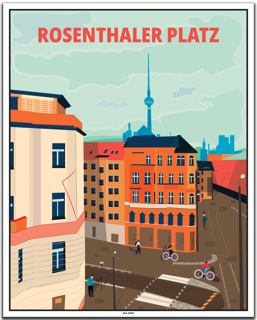 berlin poster #40x50cm-weier-farbrand