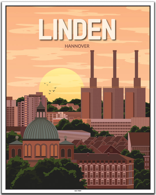 vintage hannover poster shop #40x50cm-weier-farbrand