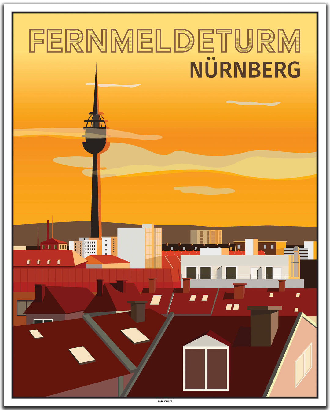 vintage nuernberg poster shop #40x50cm-weier-farbrand