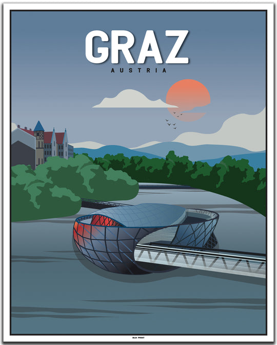 vintage graz poster shop #40x50cm-weier-farbrand