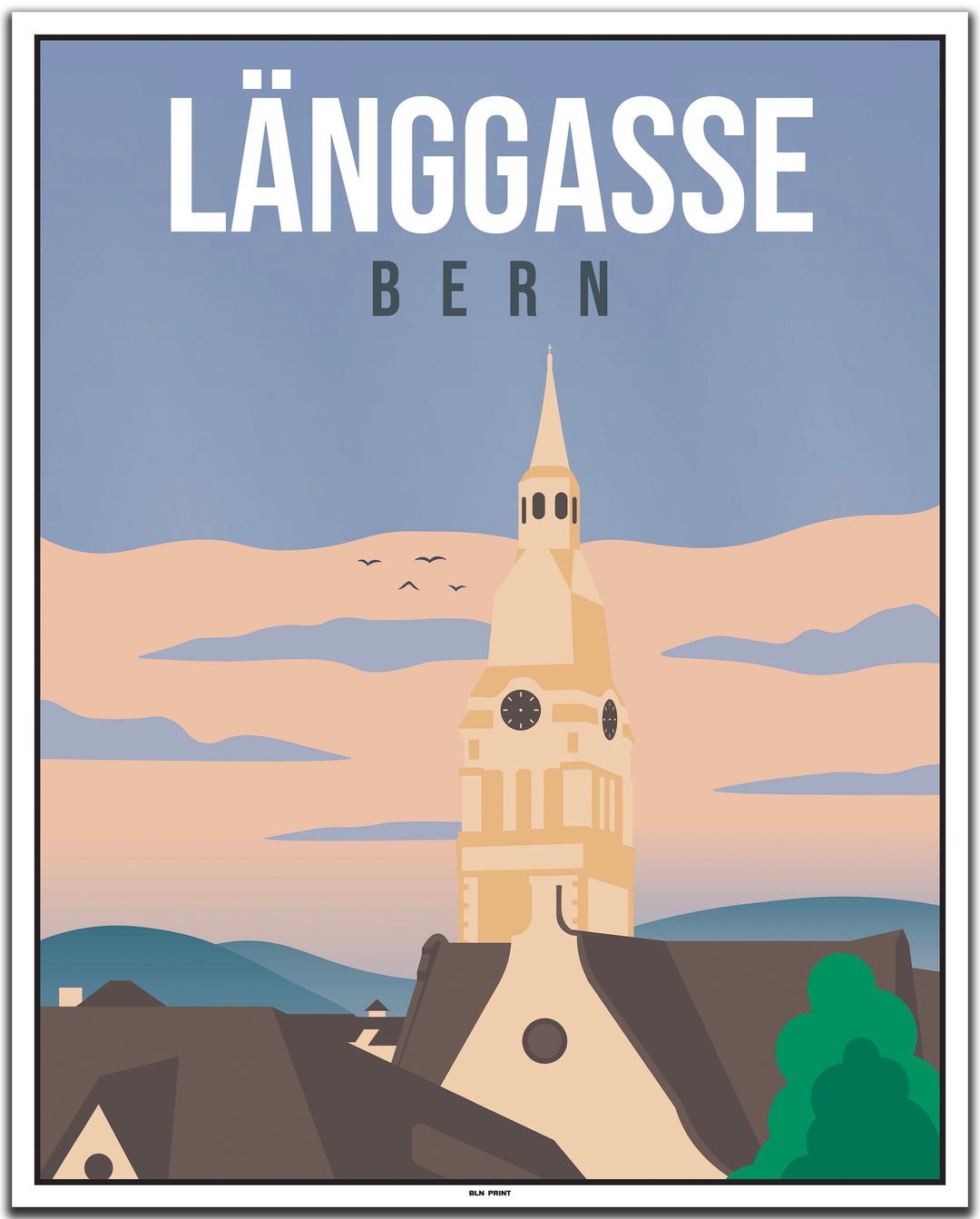 vintage bern poster shop #40x50cm-weier-farbrand