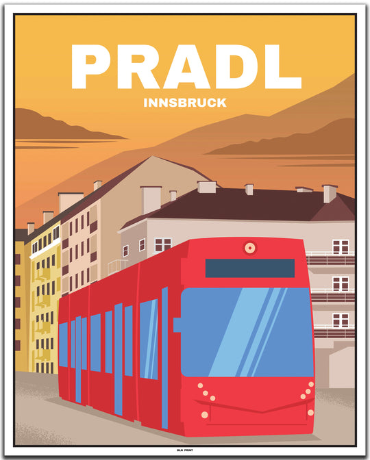 vintage Innsbruck poster shop #40x50cm-weier-farbrand