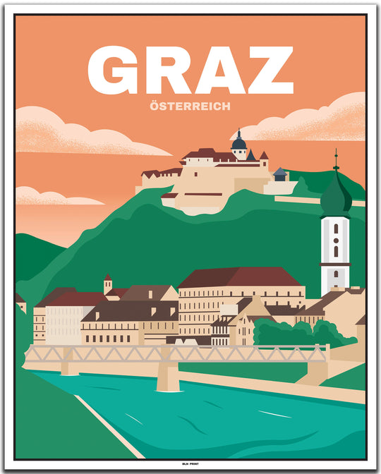 vintage graz poster shop #40x50cm-weier-farbrand