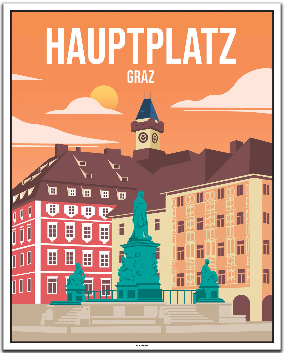 vintage graz poster shop #40x50cm-weier-farbrand