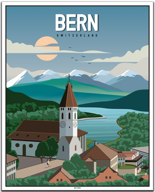 vintage bern poster shop #40x50cm-weier-farbrand