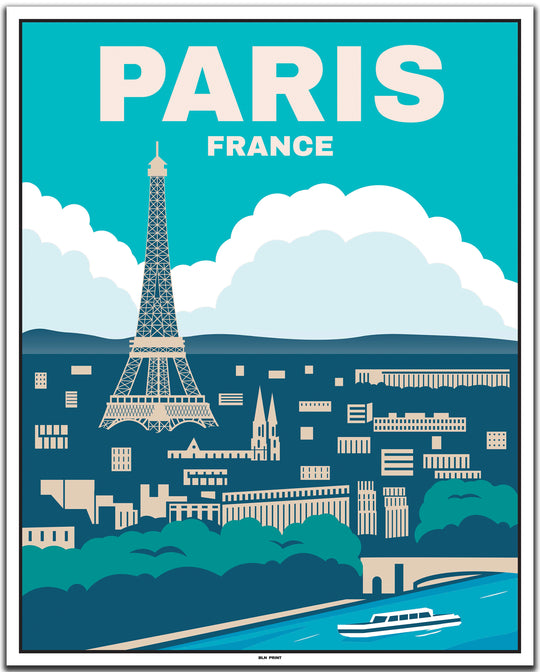 vintage paris poster shop #40x50cm-weier-farbrand