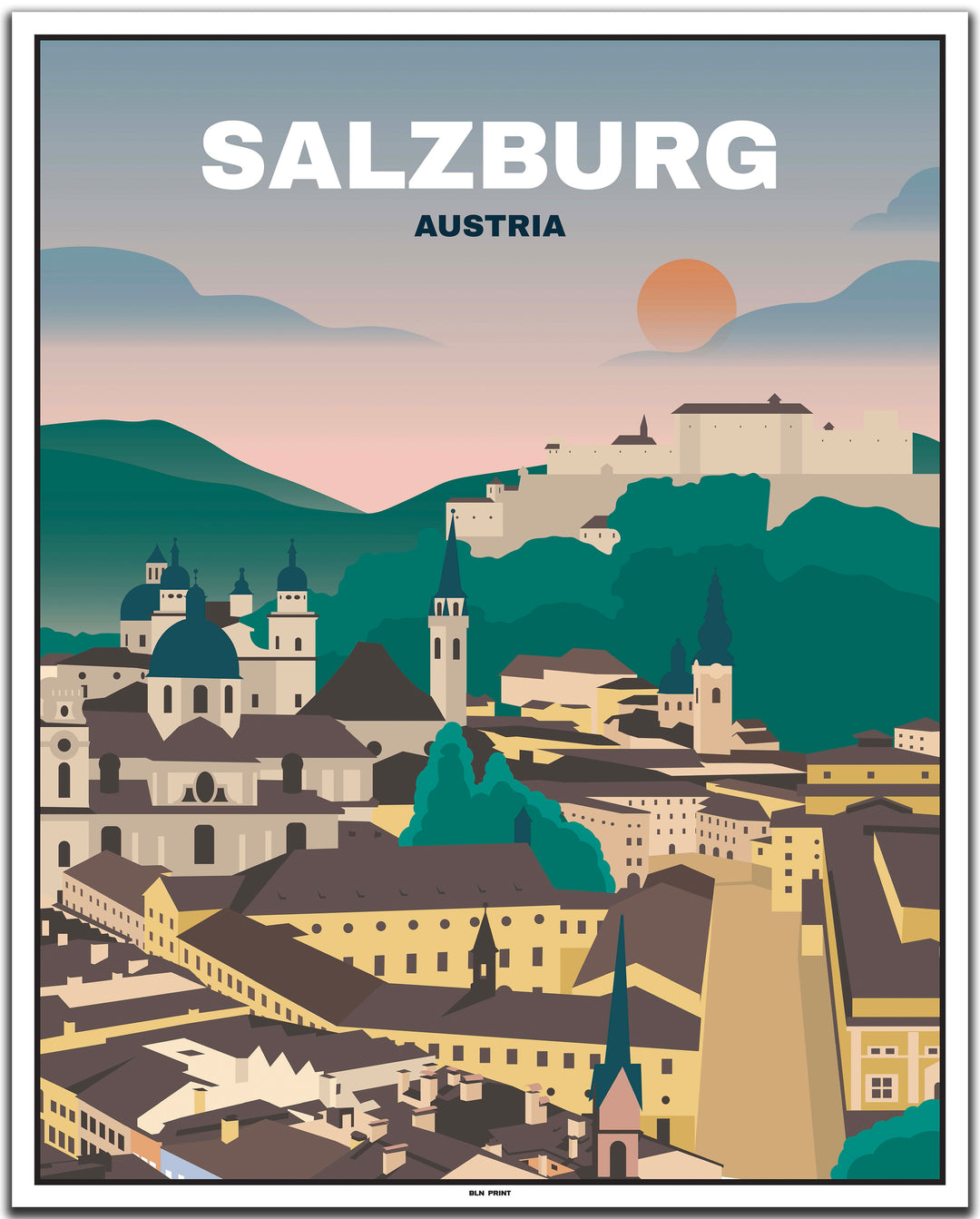 vintage salzburg poster shop #40x50cm-weier-farbrand