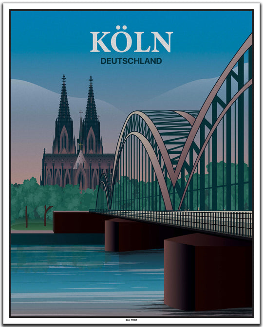 vintage köln poster shop #40x50cm-weier-farbrand