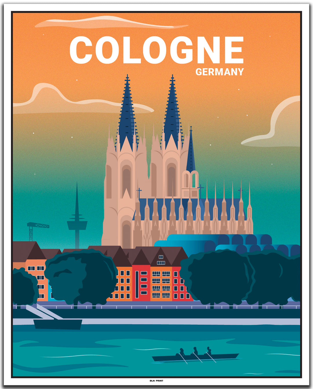 vintage köln poster shop #40x50cm-weier-farbrand