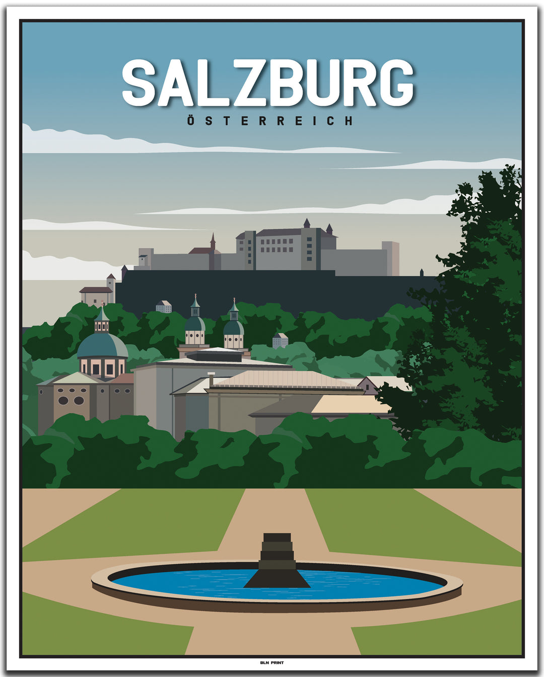 vintage salzburg poster shop #40x50cm-weier-farbrand