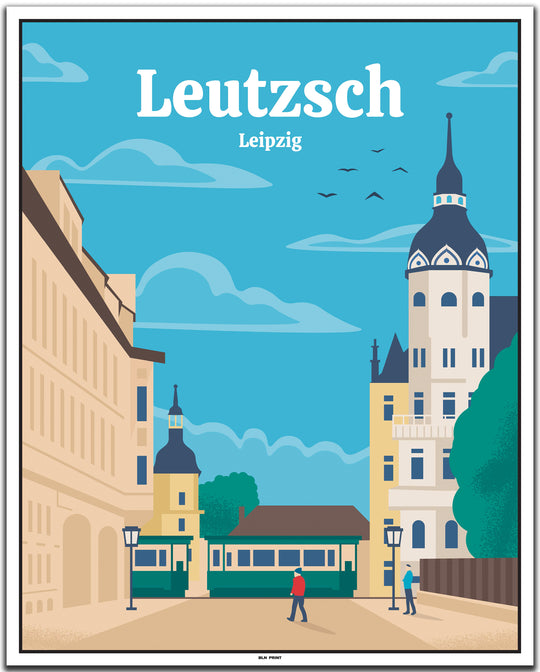 vintage Leipzig poster shop #40x50cm-weier-farbrand