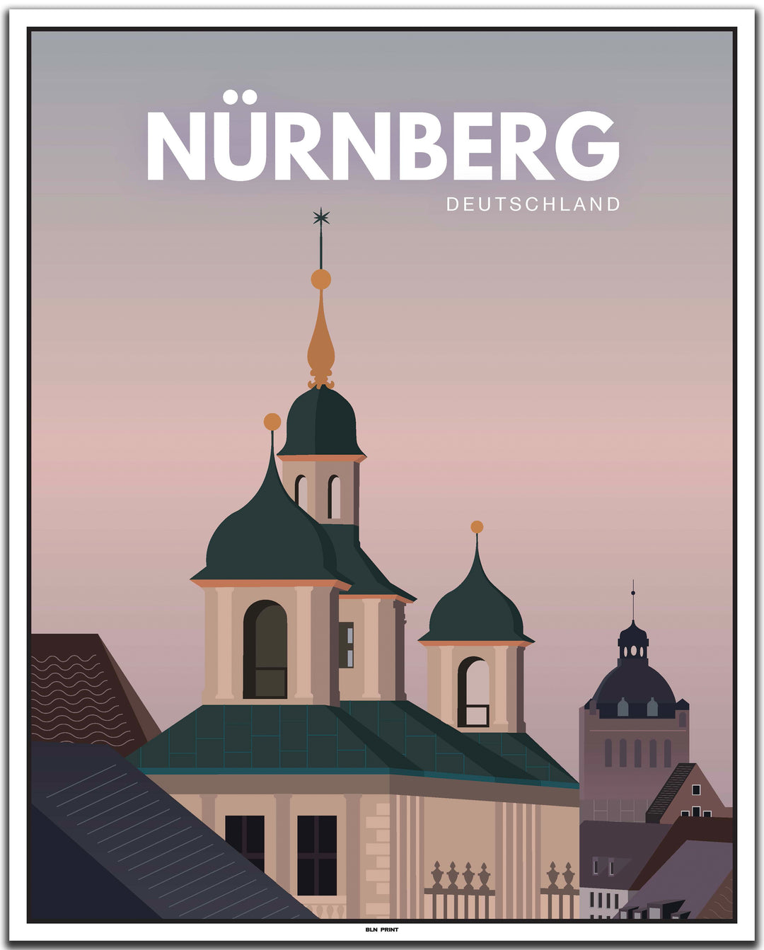 vintage nürnberg poster shop #40x50cm-weier-farbrand