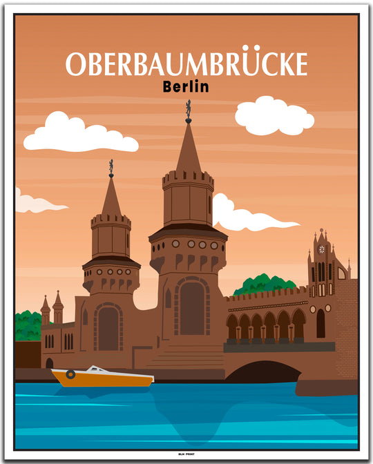 vintage berlin poster shop #40x50cm-weier-farbrand