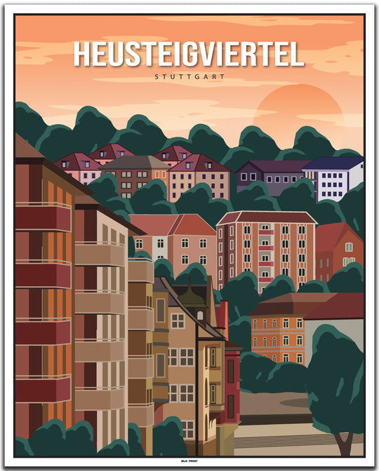 vintage stuttgart poster shop #40x50cm-weier-farbrand