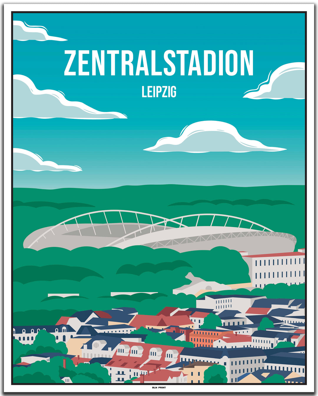 vintage Leipzig poster shop #40x50cm-weier-farbrand