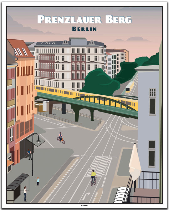 vintage berlin poster shop #40x50cm-weier-farbrand