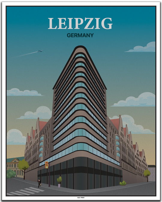 vintage Leipzig poster shop #40x50cm-weier-farbrand