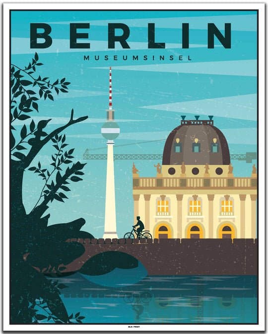 vintage berlin poster shop #40x50cm-weier-farbrand