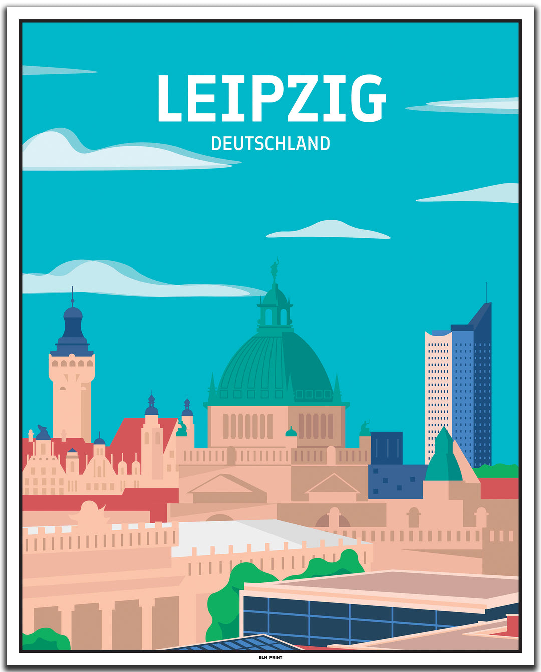 vintage Leipzig poster shop #40x50cm-weier-farbrand