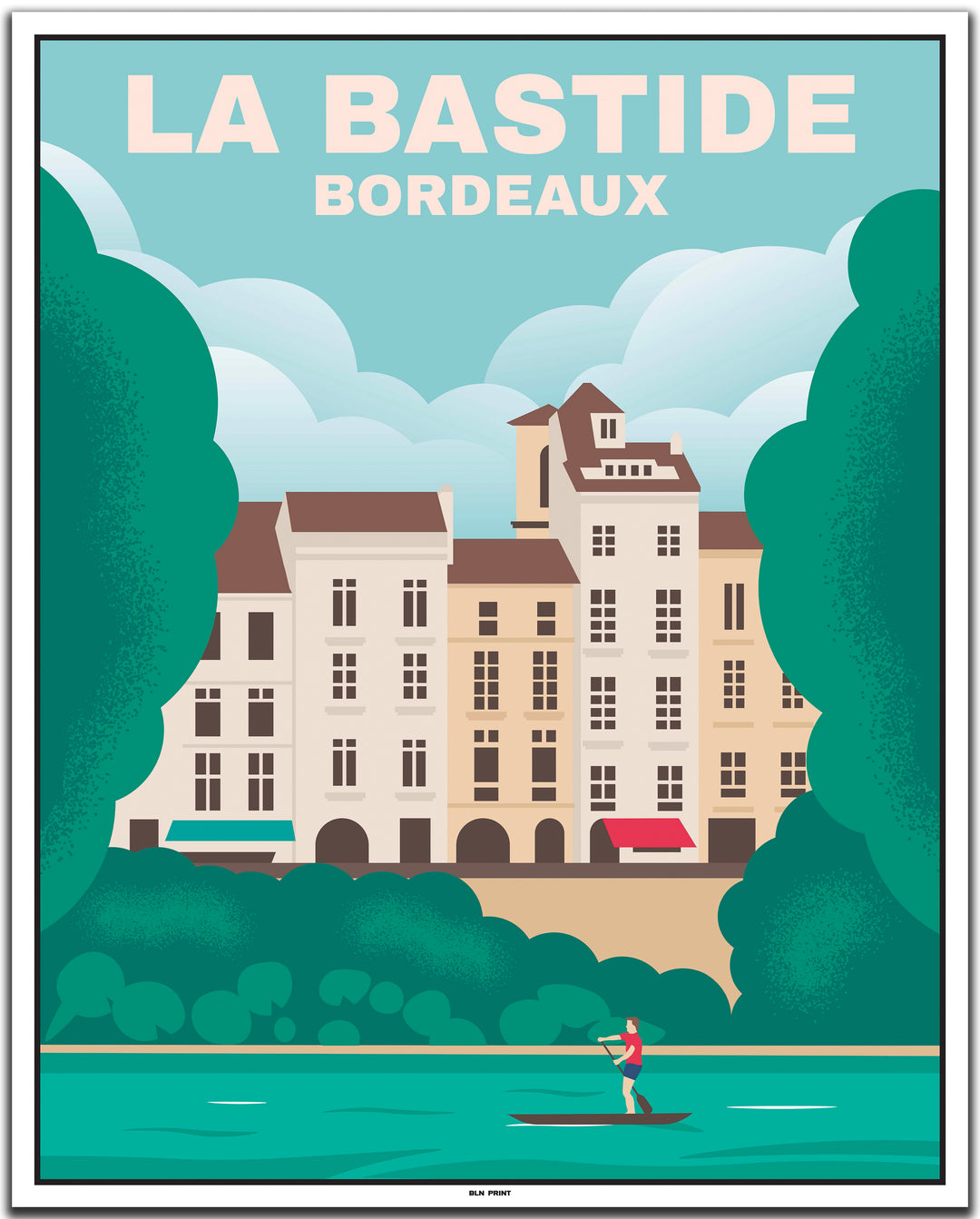 vintage bordeaux poster shop #40x50cm-weier-farbrand