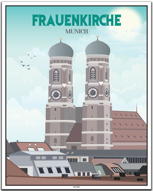 vintage münchen poster shop #40x50cm-weier-farbrand