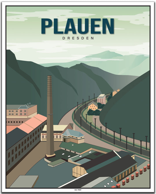 vintage dresden poster shop #40x50cm-weier-farbrand