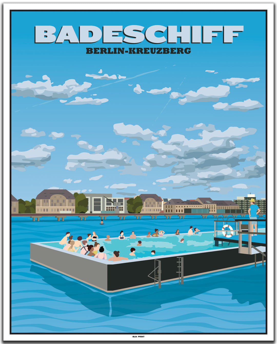 vintage berlin poster shop #40x50cm-weier-farbrand