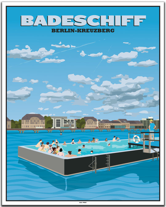 vintage berlin poster shop #40x50cm-weier-farbrand