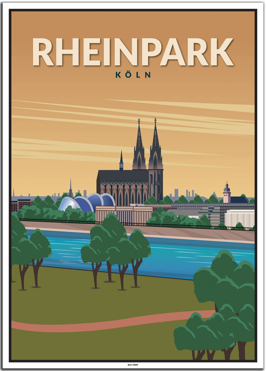 vintage köln poster shop #50x70cm-weier-farbrand