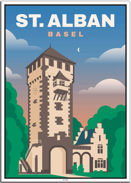 vintage basel poster shop #50x70cm-weier-farbrand