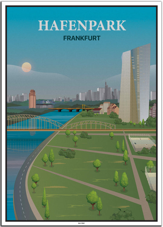 vintage frankfurt poster shop #50x70cm-weier-farbrand