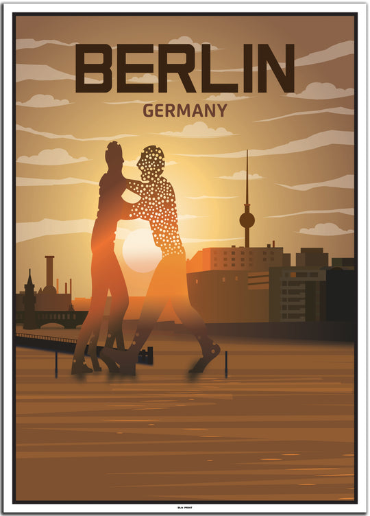 vintage berlin poster shop #50x70cm-weier-farbrand